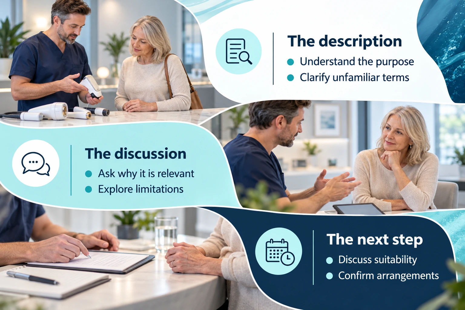 Illustrative infographic: The treatment name is only the beginning